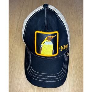 Goorin Brothers The Farm King Penguin Snapback Hat Trucker Cap OS Adj Pittsburgh